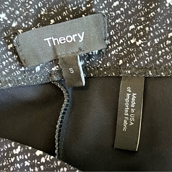 Theory Adbelle K Tweed Twill Stretch Slacks Pants Size S - Picture 13 of 13